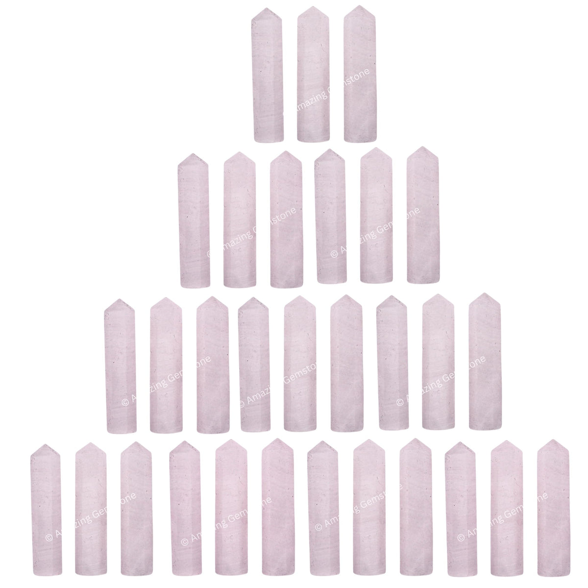 Amazing Gemstone pink calcite point for meditation and calm focus