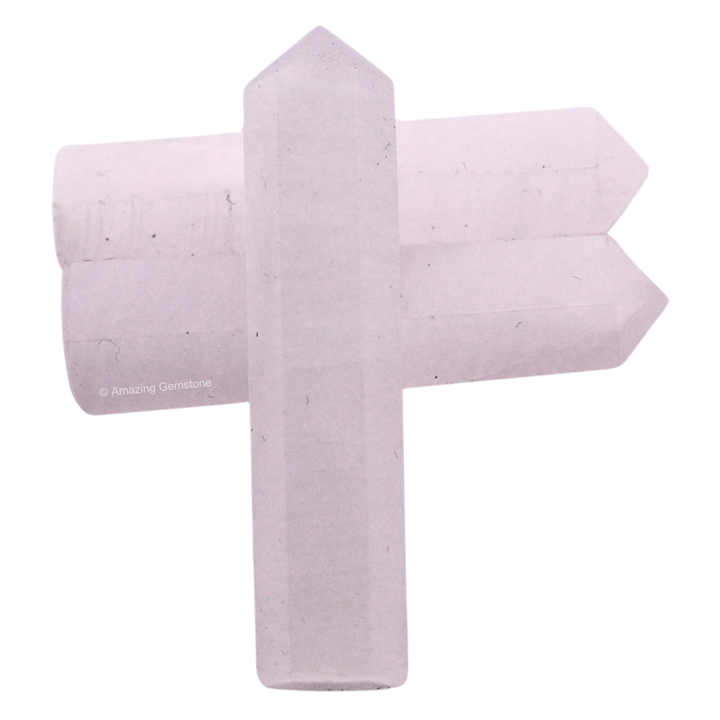 Amazing Gemstone pink calcite point ideal for crystal grids and crafts