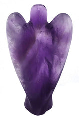 Amazing Gemstone pocket angel amethyst figurine ready to accompany you anywhere
