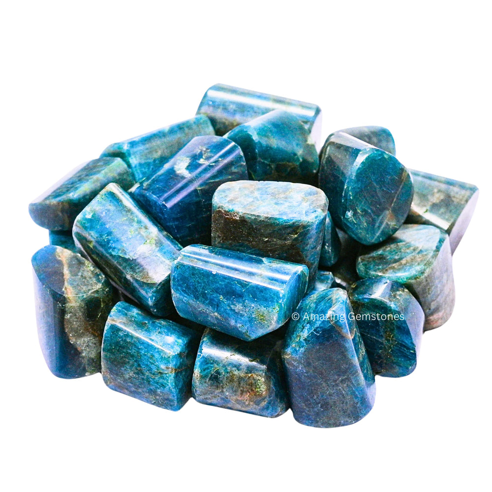 Amazing Gemstone polished apatite rocks closeup for elegant display and meditation