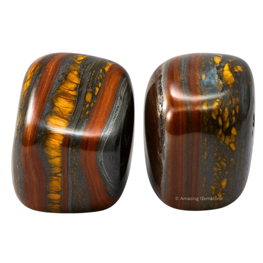 Amazing Gemstone polished iron tiger eye rock enhances focus during daily activities.