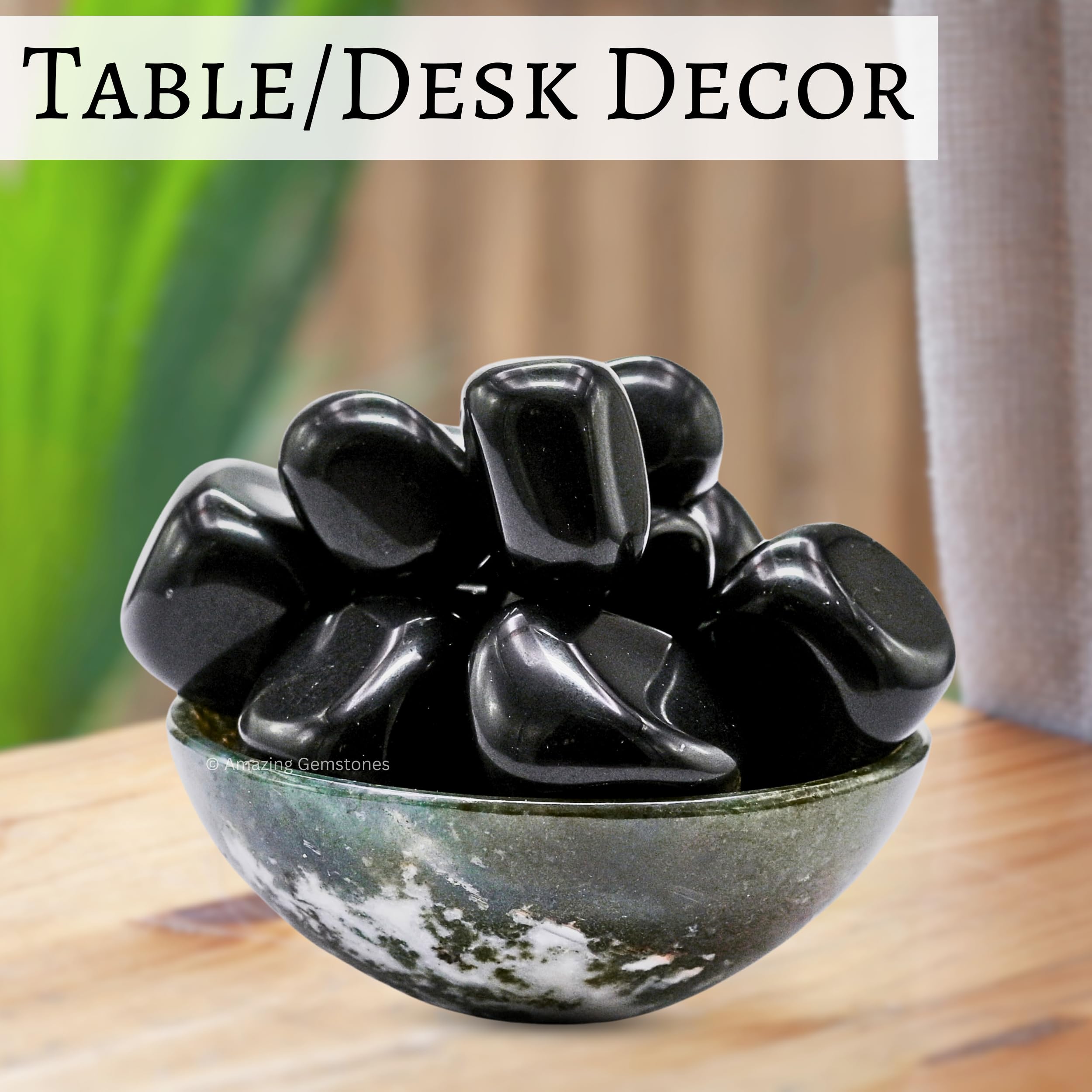 Amazing Gemstone polished obsidian chip set for jewelry making or decor
