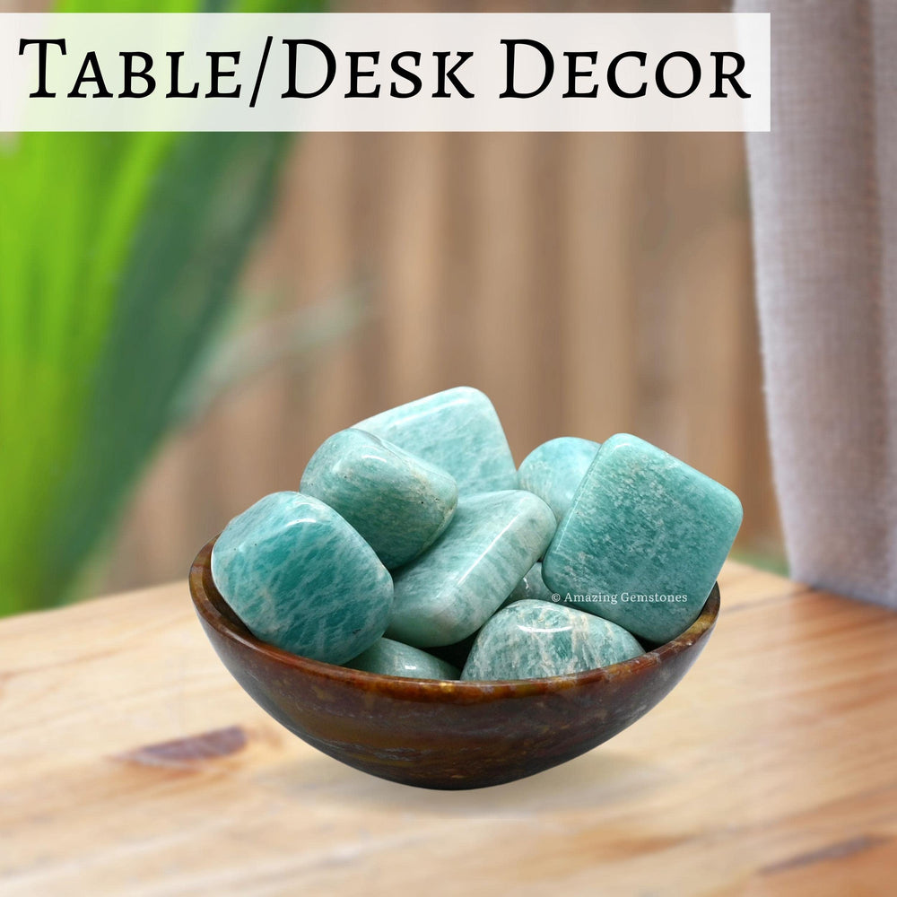 Amazing Gemstone premium crystal collection offers a curated mix of natural amazonite gems.