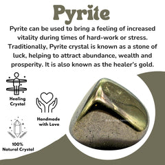 Amazing Gemstone Pyrite gemstone sets provide graceful energy accents for shelves.