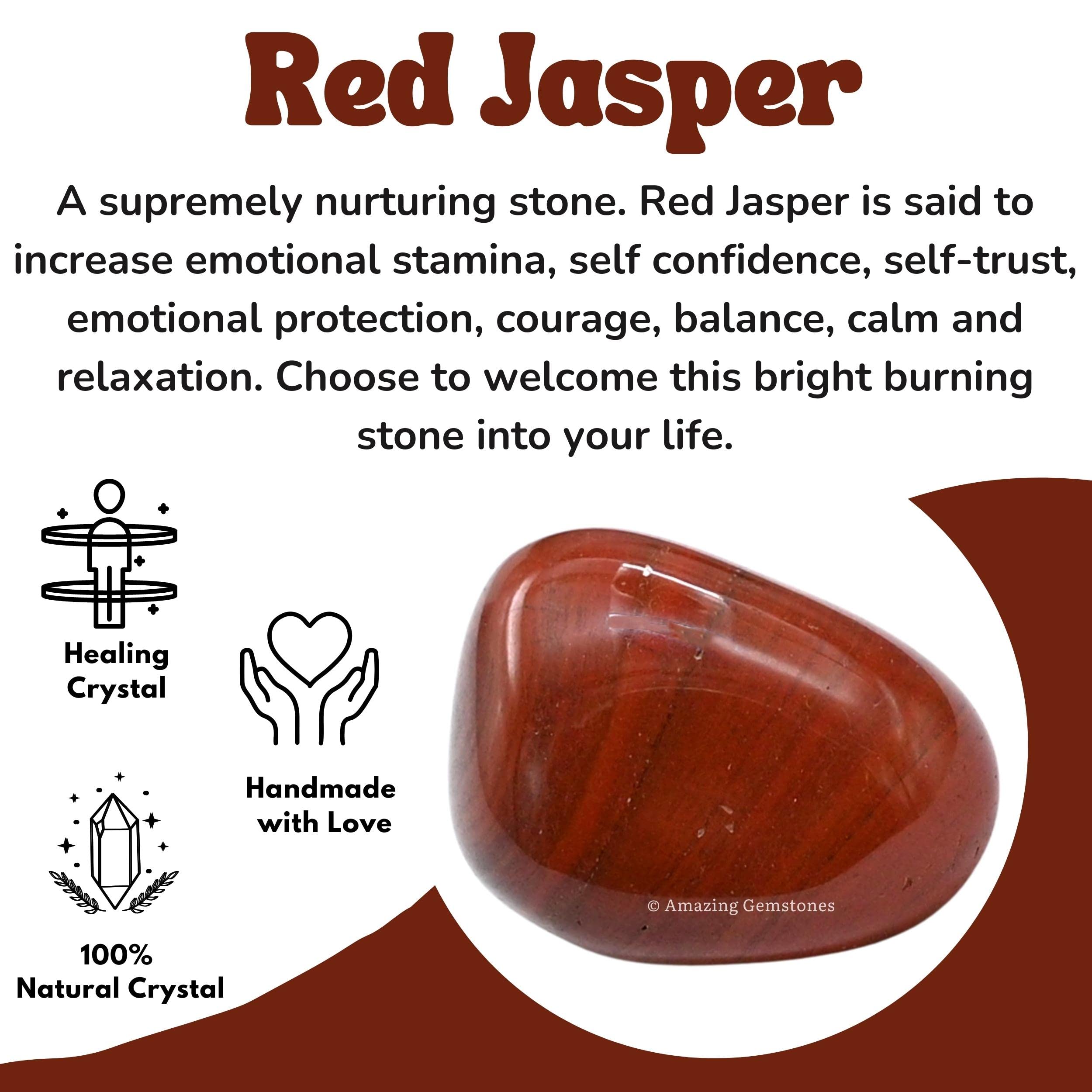 Amazing Gemstone Red Jasper bulk crystals offer variety for collections and projects