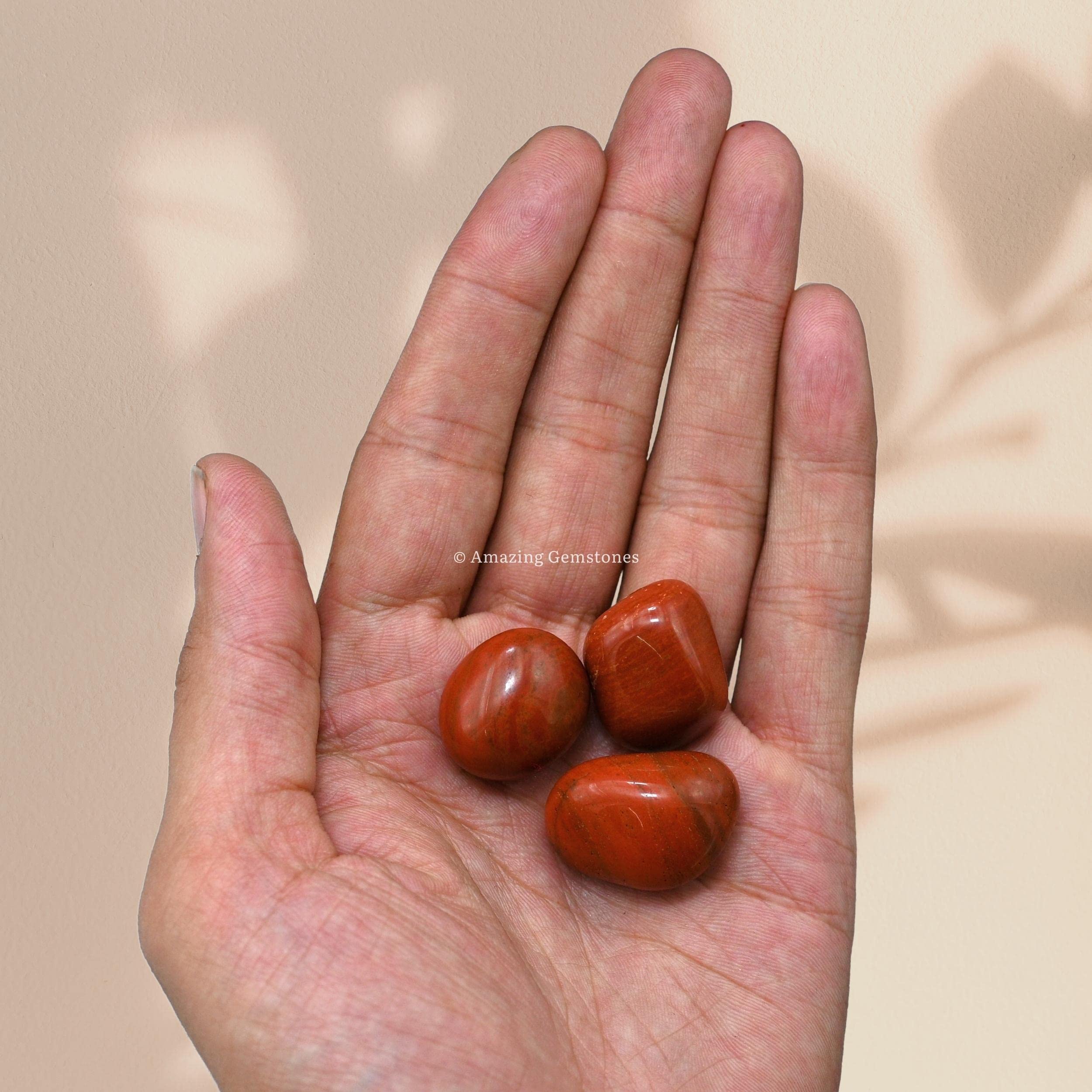 Amazing Gemstone Red Jasper energy balance stones suit altar or desk styling