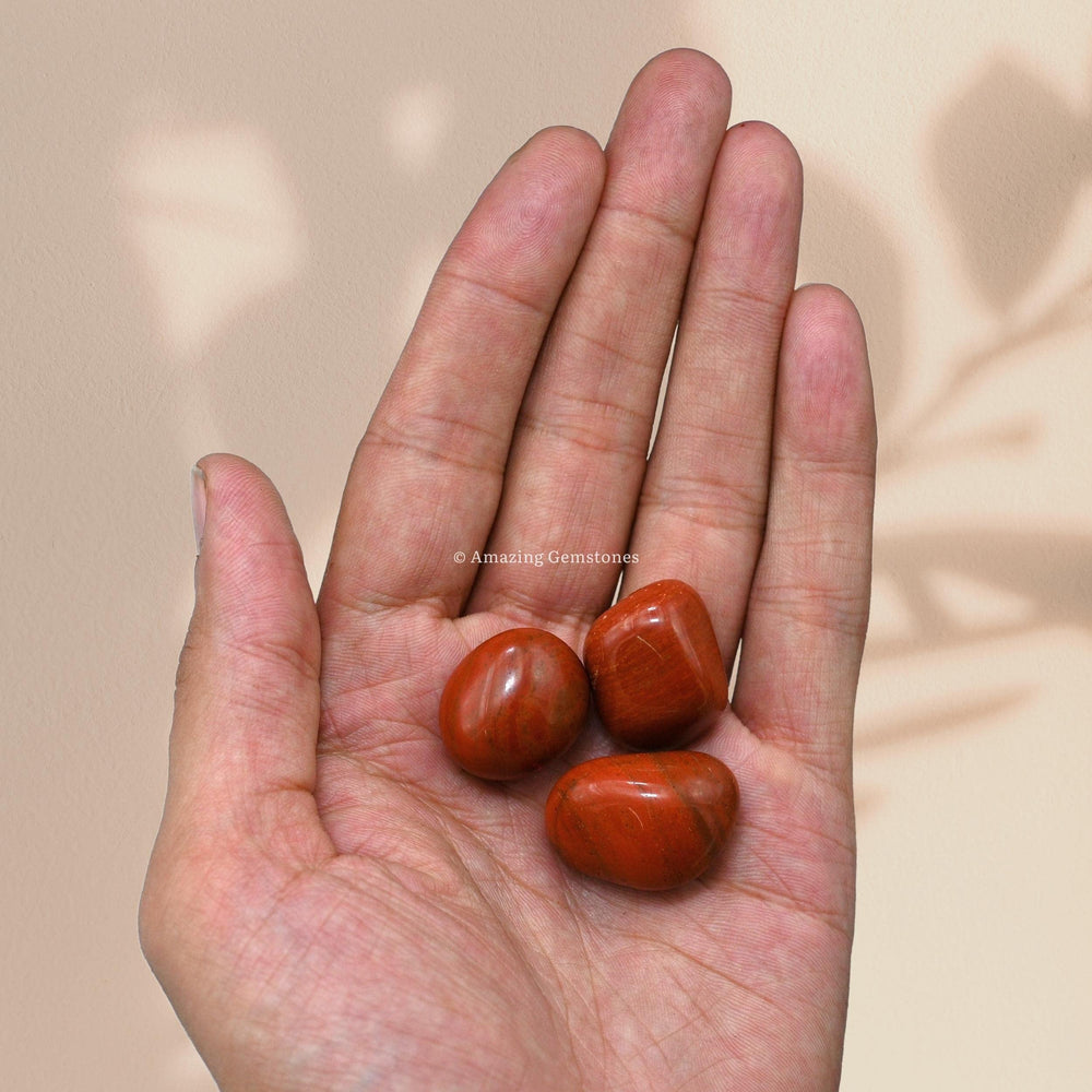 Amazing Gemstone Red Jasper energy balance stones suit altar or desk styling