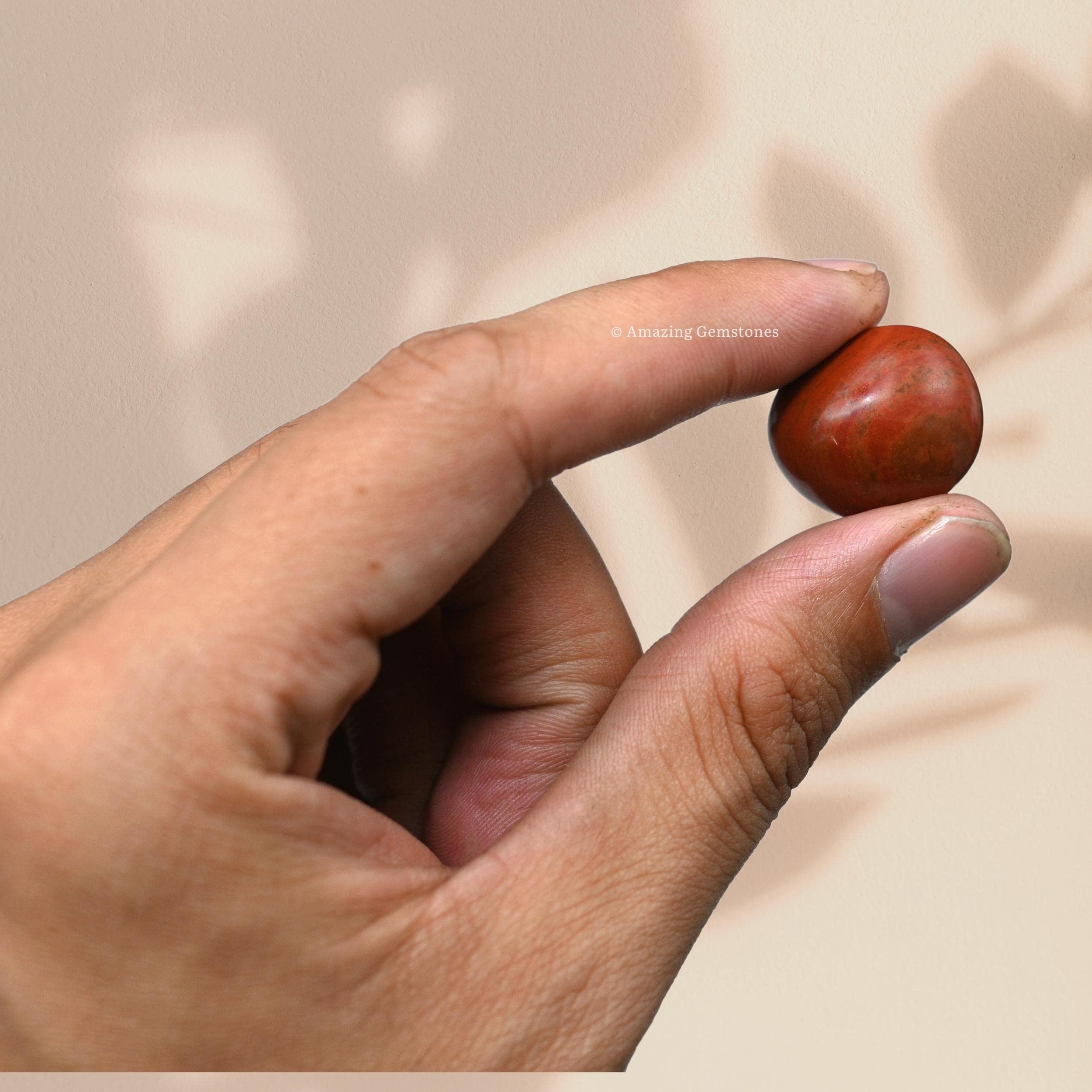 Amazing Gemstone Red Jasper natural gems bring bold color to displays and craft work