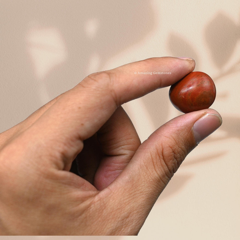 Amazing Gemstone Red Jasper natural gems bring bold color to displays and craft work