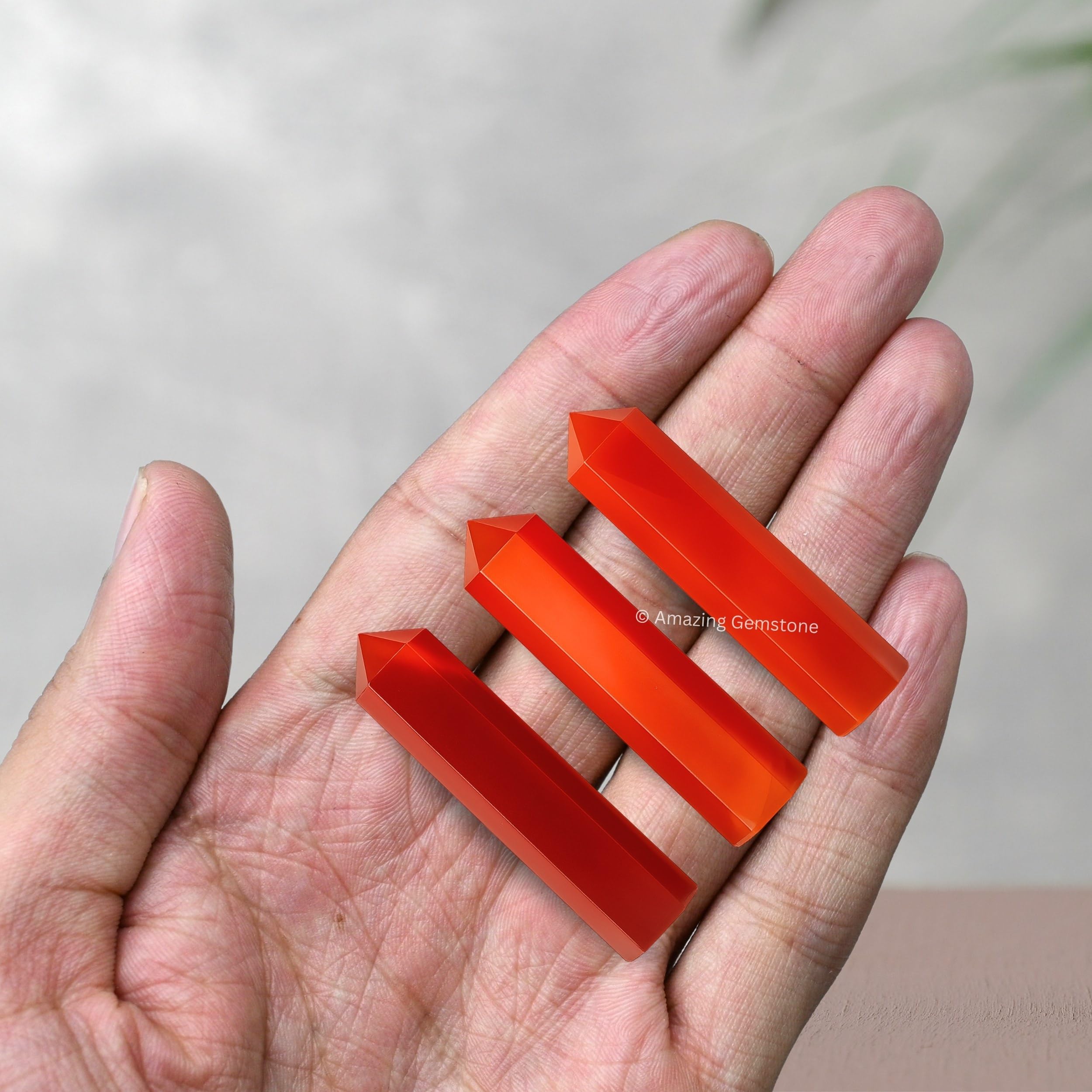 Amazing Gemstone Red Onyx ideal for DIY crafts and decorative displays.
