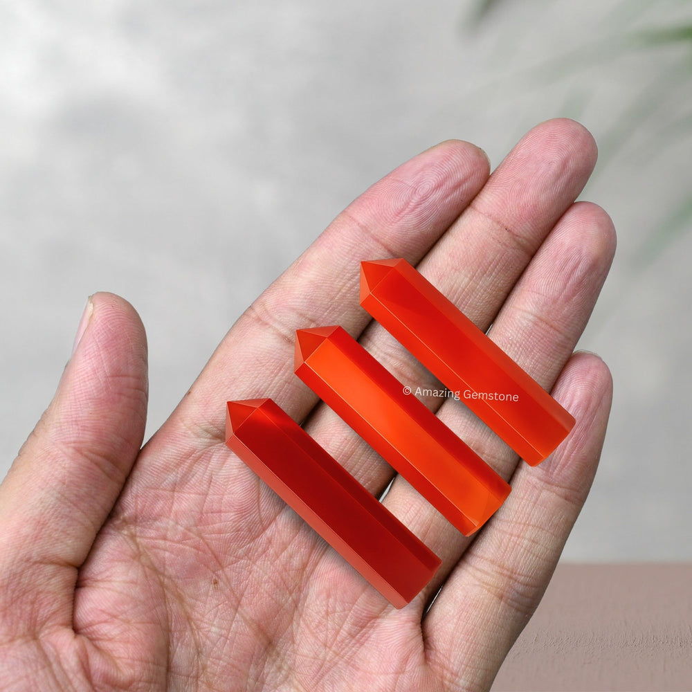 Amazing Gemstone Red Onyx ideal for DIY crafts and decorative displays.