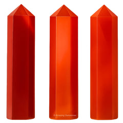 Amazing Gemstone Red Onyx close-up reveals natural facets for energy grids.