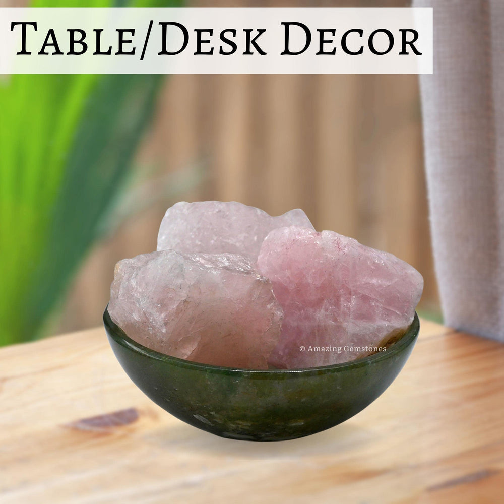 Amazing Gemstone rose quartz with certificate of authenticity for collectors