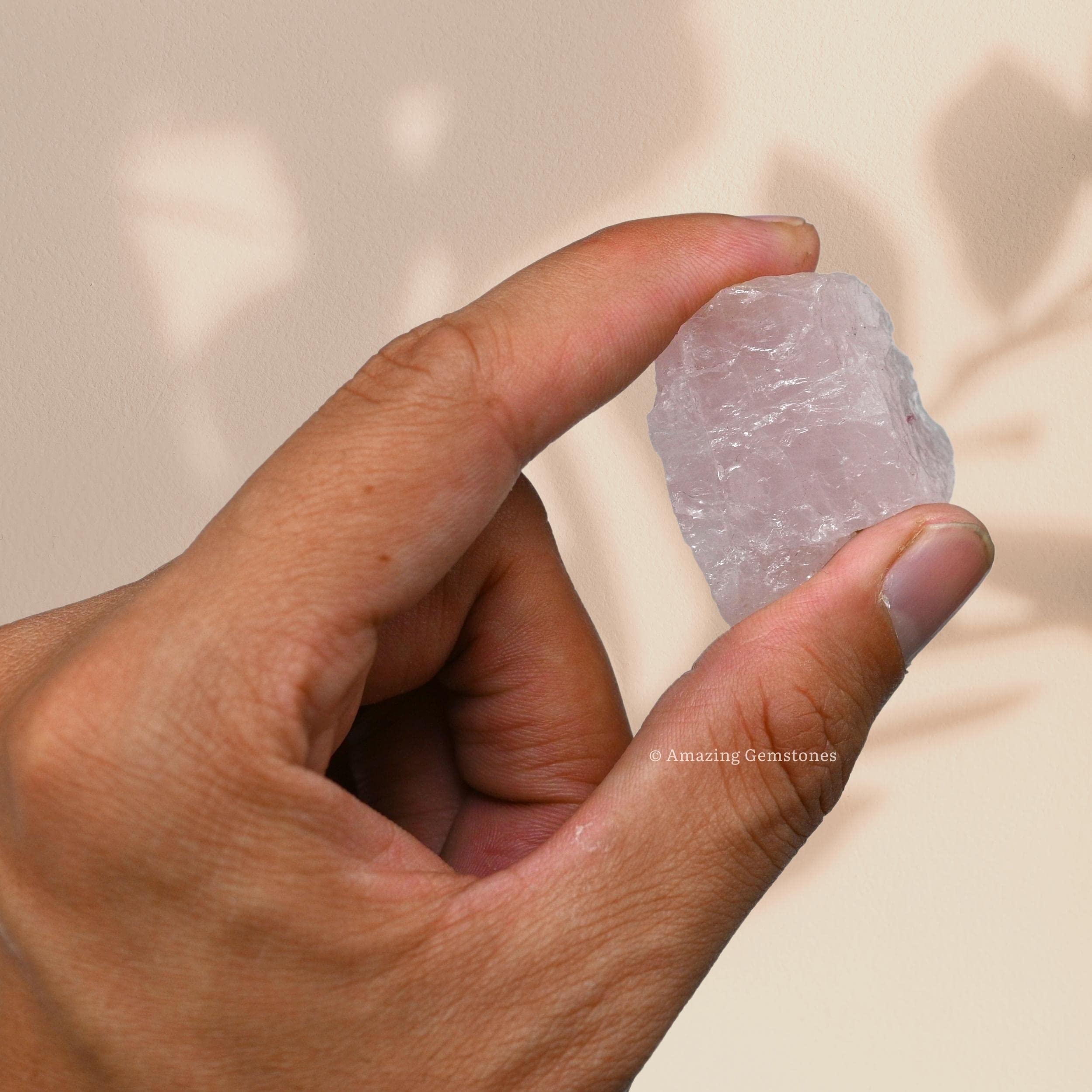 Amazing Gemstone rose quartz crystal used in crystal grids and decor