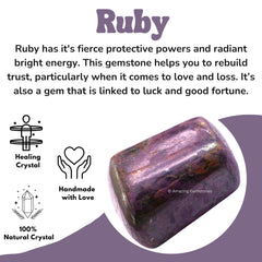 Amazing Gemstone Ruby bulk crystals offered in a curated set for crafting and display.