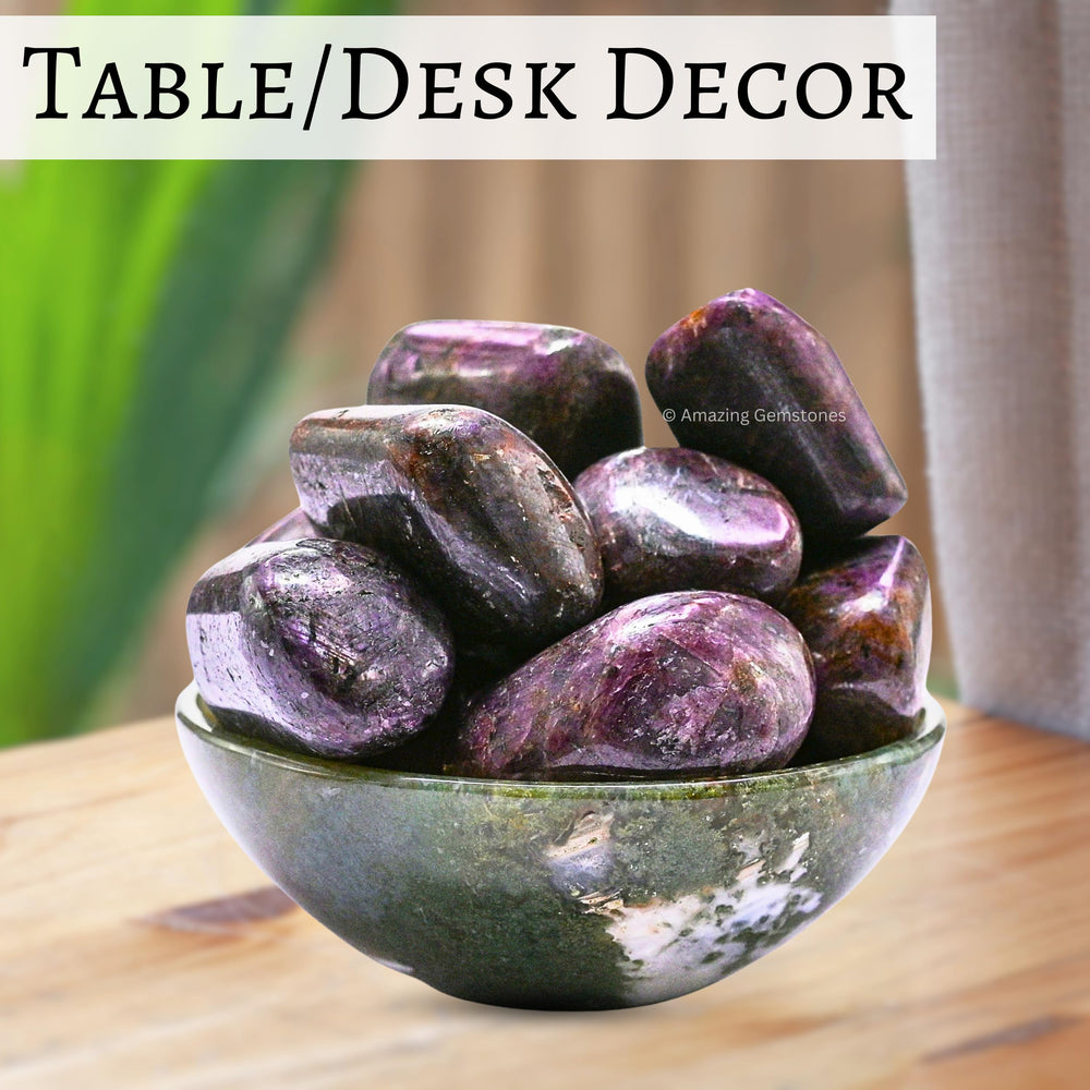 Amazing Gemstone Ruby stones in a collection providing warm tone and charm.
