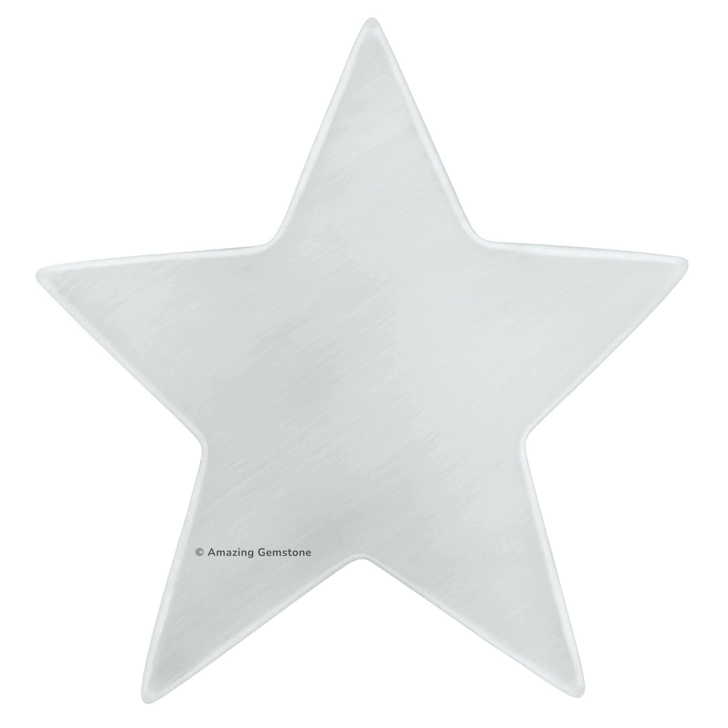Amazing Gemstone selenite charging plate top view for crystal cleansing and energy enhancement