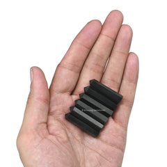 Amazing Gemstone Shungite wand for DIY craft grid projects.