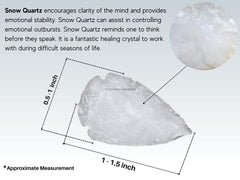 Amazing Gemstone snow quartz arrowhead close-up showing frosted facets