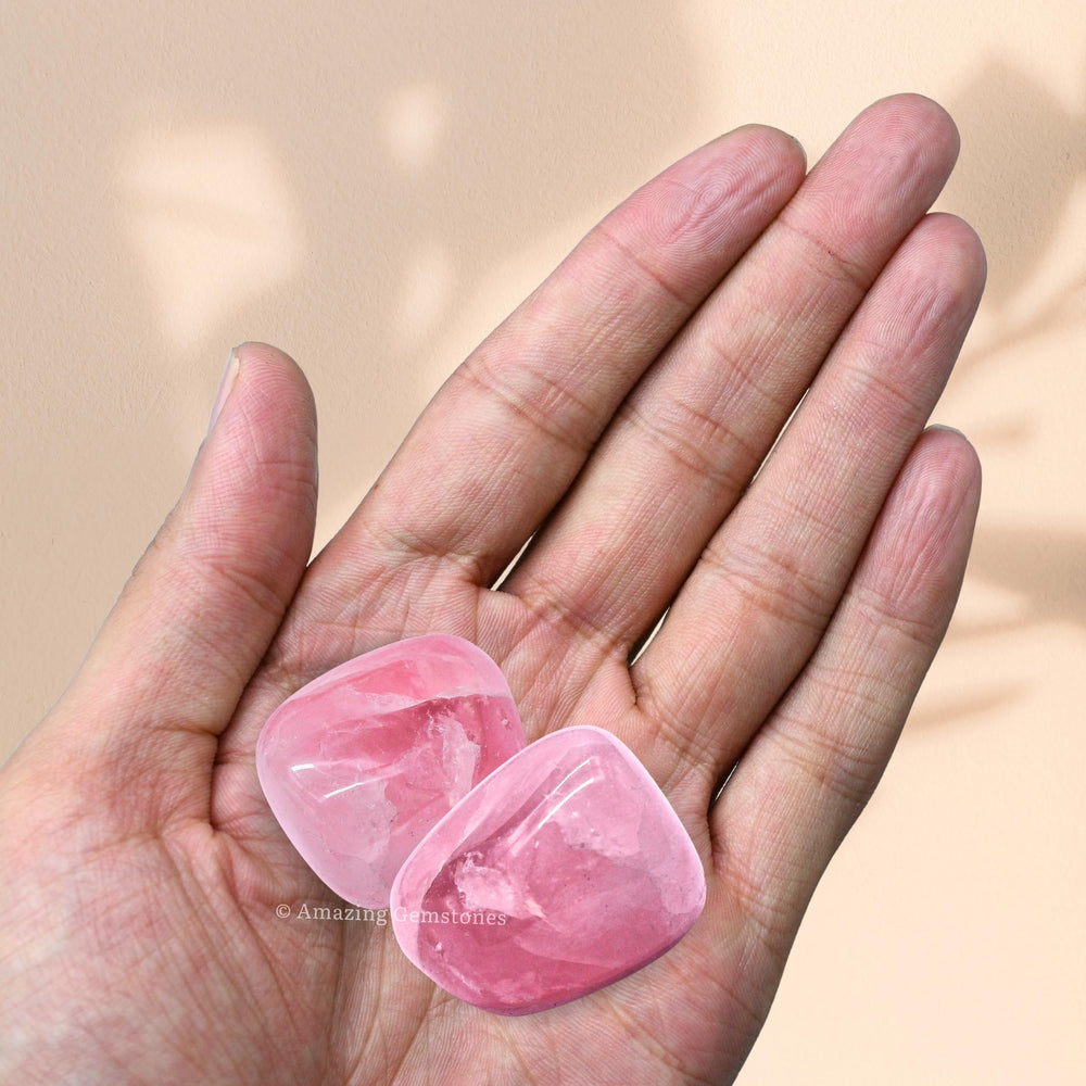 Amazing Gemstone Star Rose Quartz Gleaming pieces brighten a desk or shelf