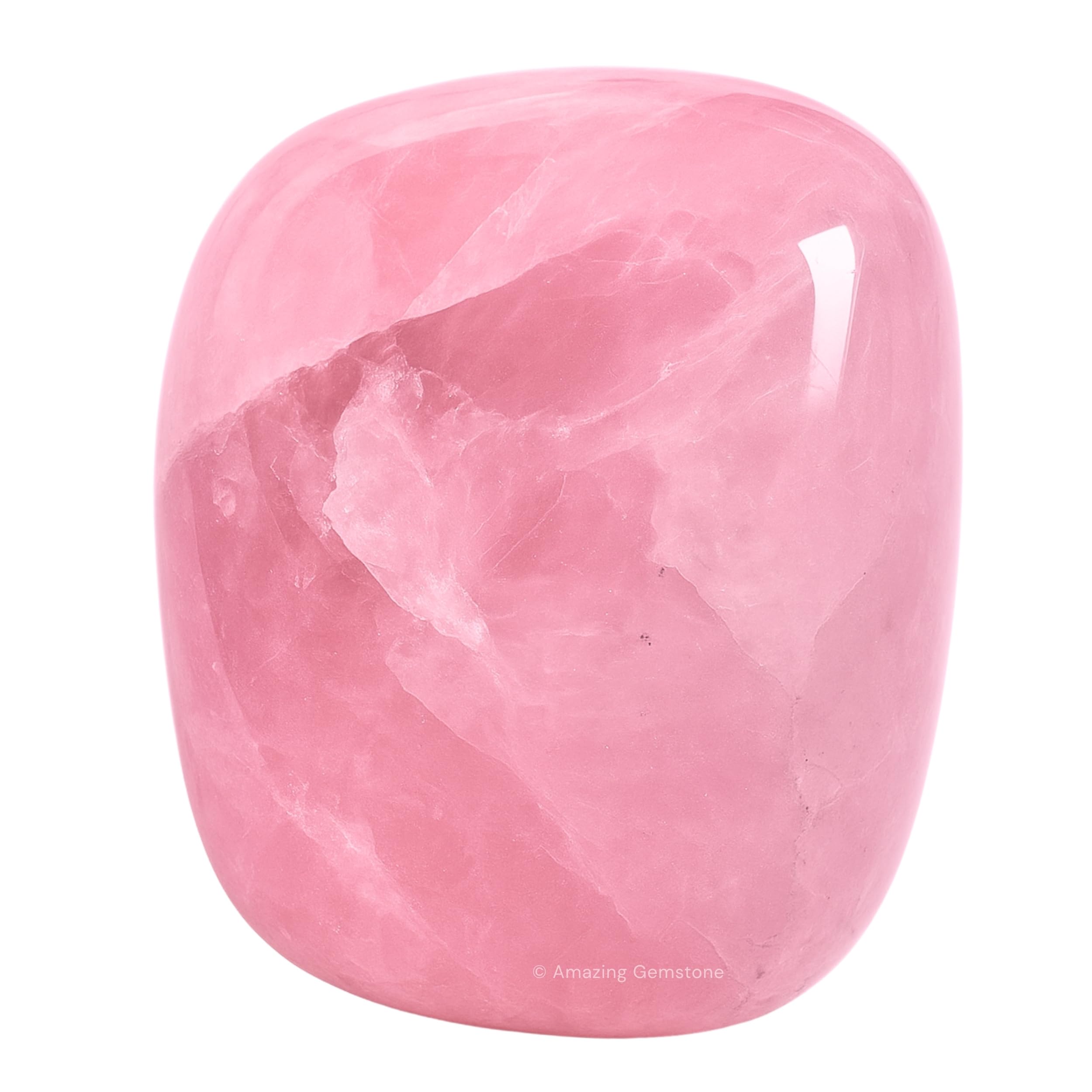 Amazing Gemstone Star Rose Quartz Rocks polished for display and collection