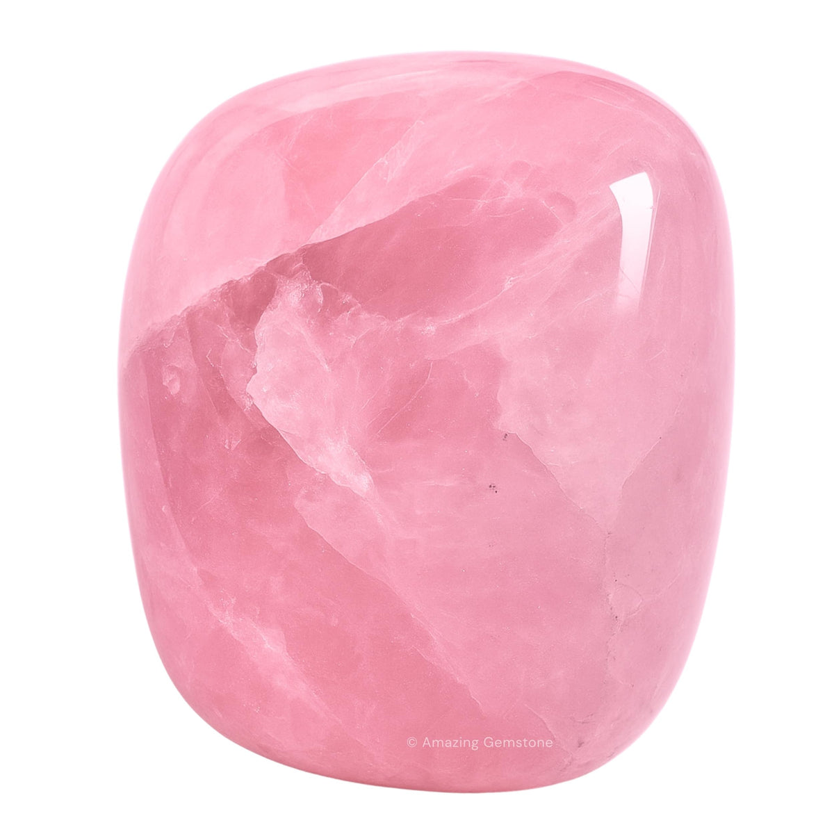 Amazing Gemstone Star Rose Quartz Rocks polished for display and collection