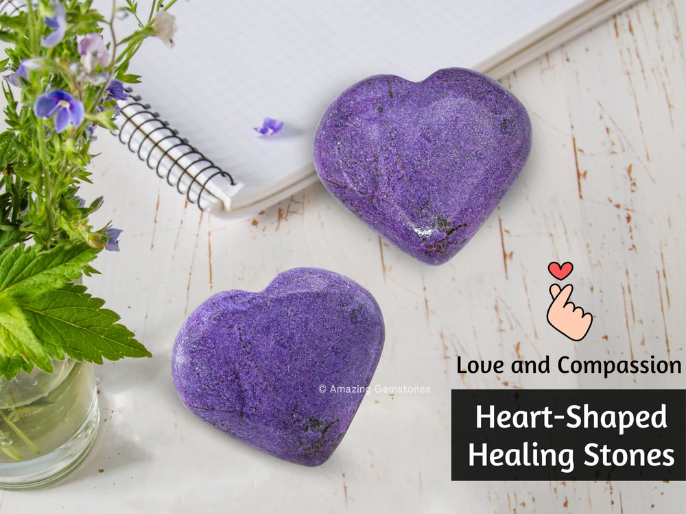 Compact heart shape enables portable pocket sessions anywhere.