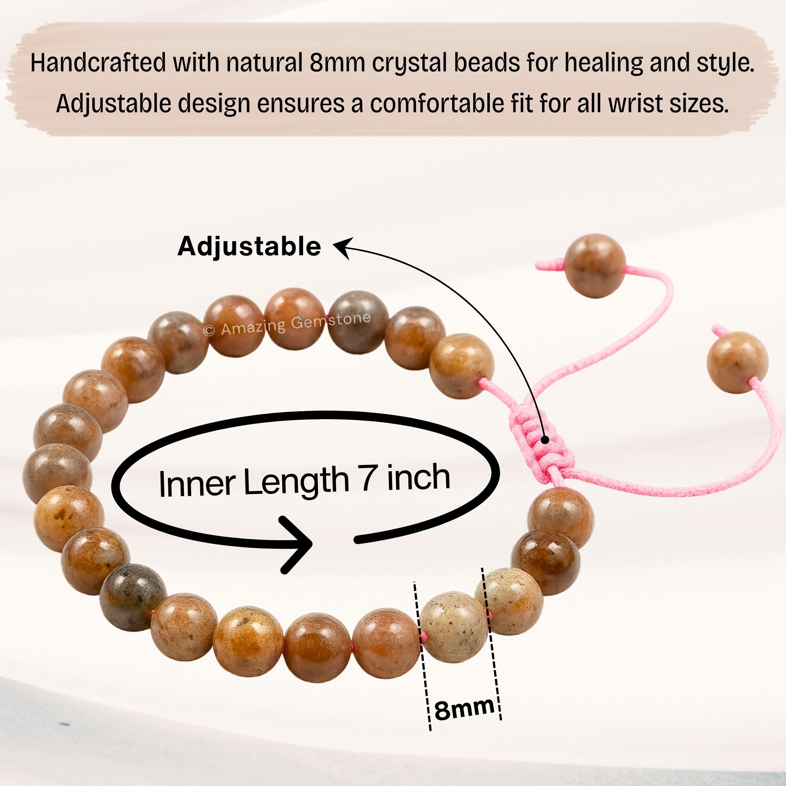 Amazing Gemstone Sunstone Bracelet gift-ready presentation for special occasions.