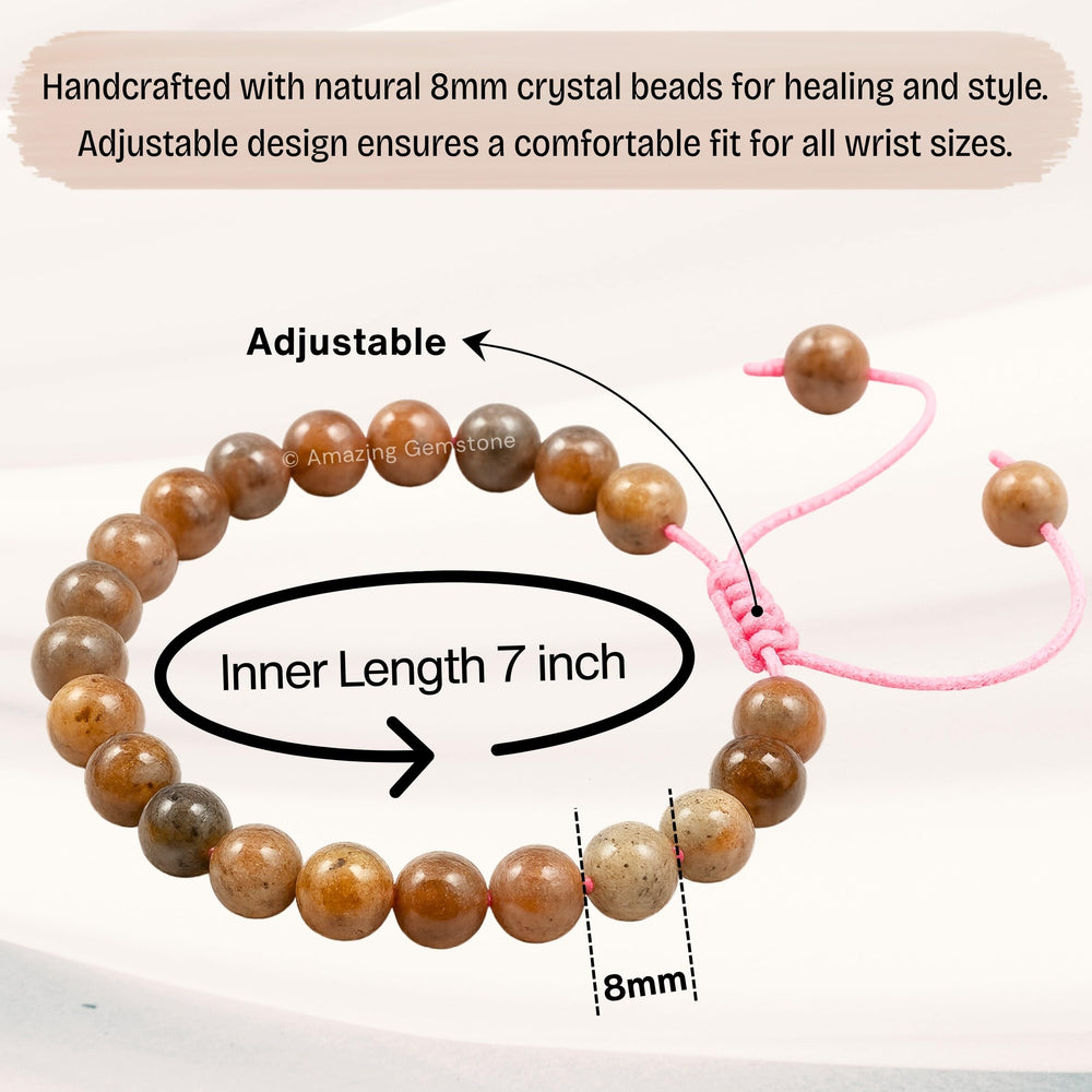 Amazing Gemstone Sunstone Bracelet gift-ready presentation for special occasions.