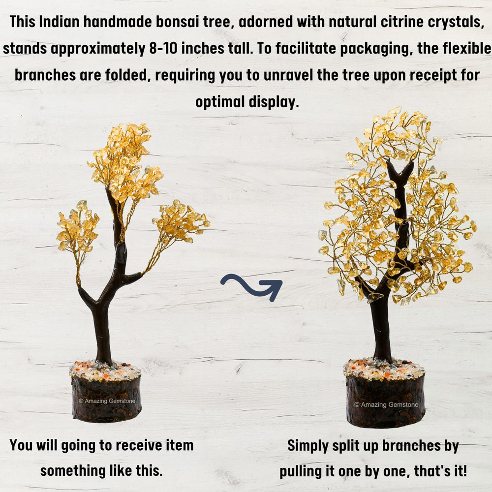 Amazing Gemstone Tree of Life Bonsai decor serves as a captivating centerpiece.