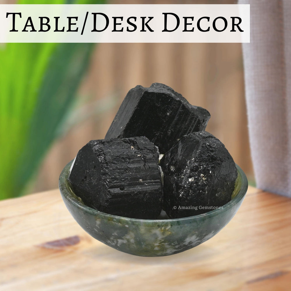 Amazing Gemstone turmalina negra cristal crudo, pieza única para tu colección.