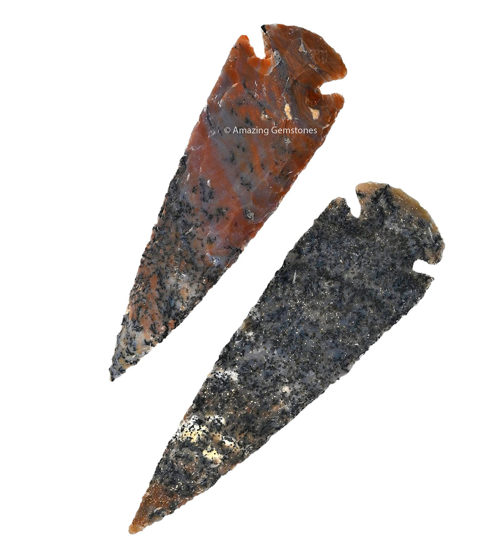 Amazing Gemstone velvet gift bag included for secure arrowhead storage