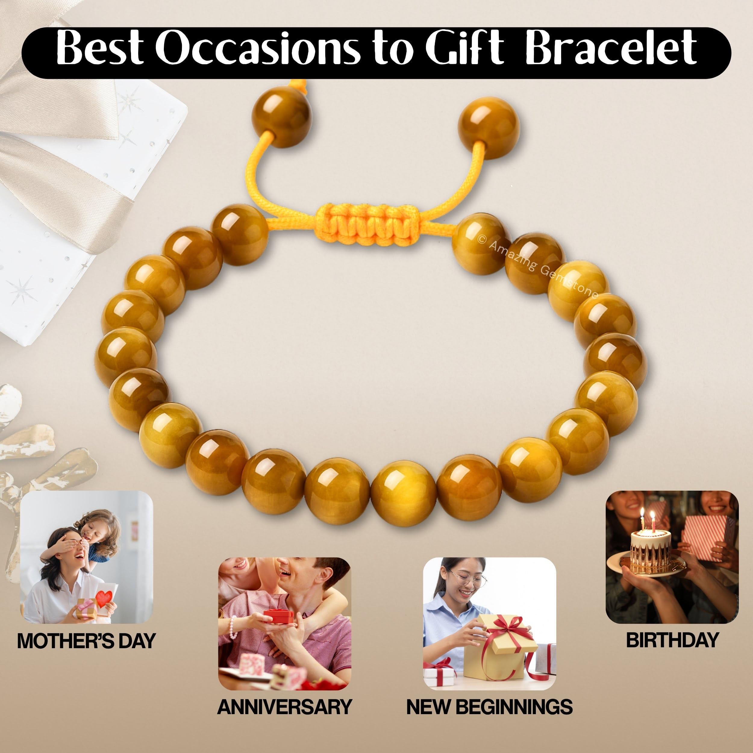 Amazing Gemstone Yellow Cat's Eye bracelet authenticity certificate confirms natural gemstones.