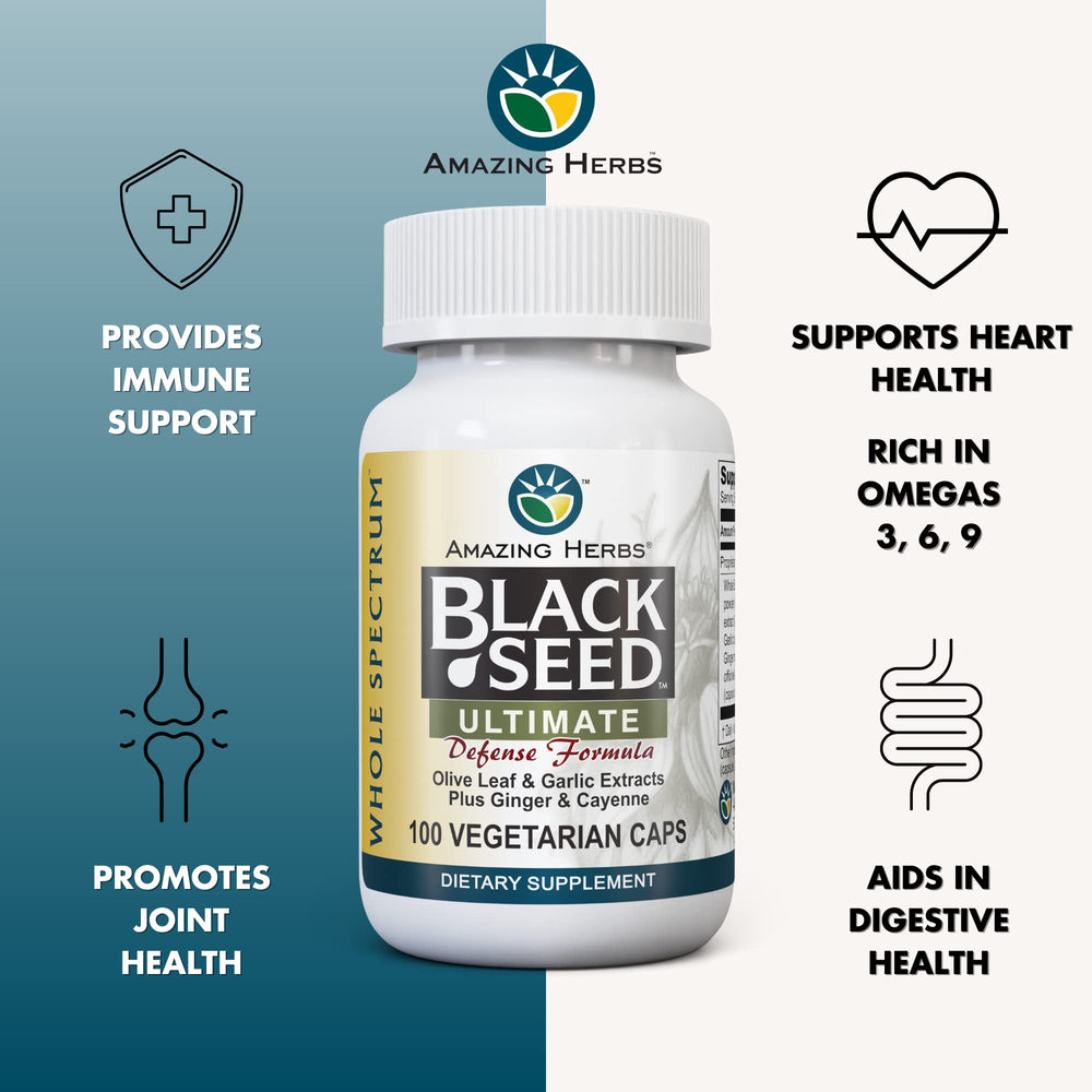 Amazing Herbs garlic-ginger-cayenne blend capsules for everyday vitality