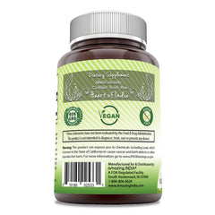 Close-up of Amazing India Neem capsule for a convenient, vegan daily capsule.