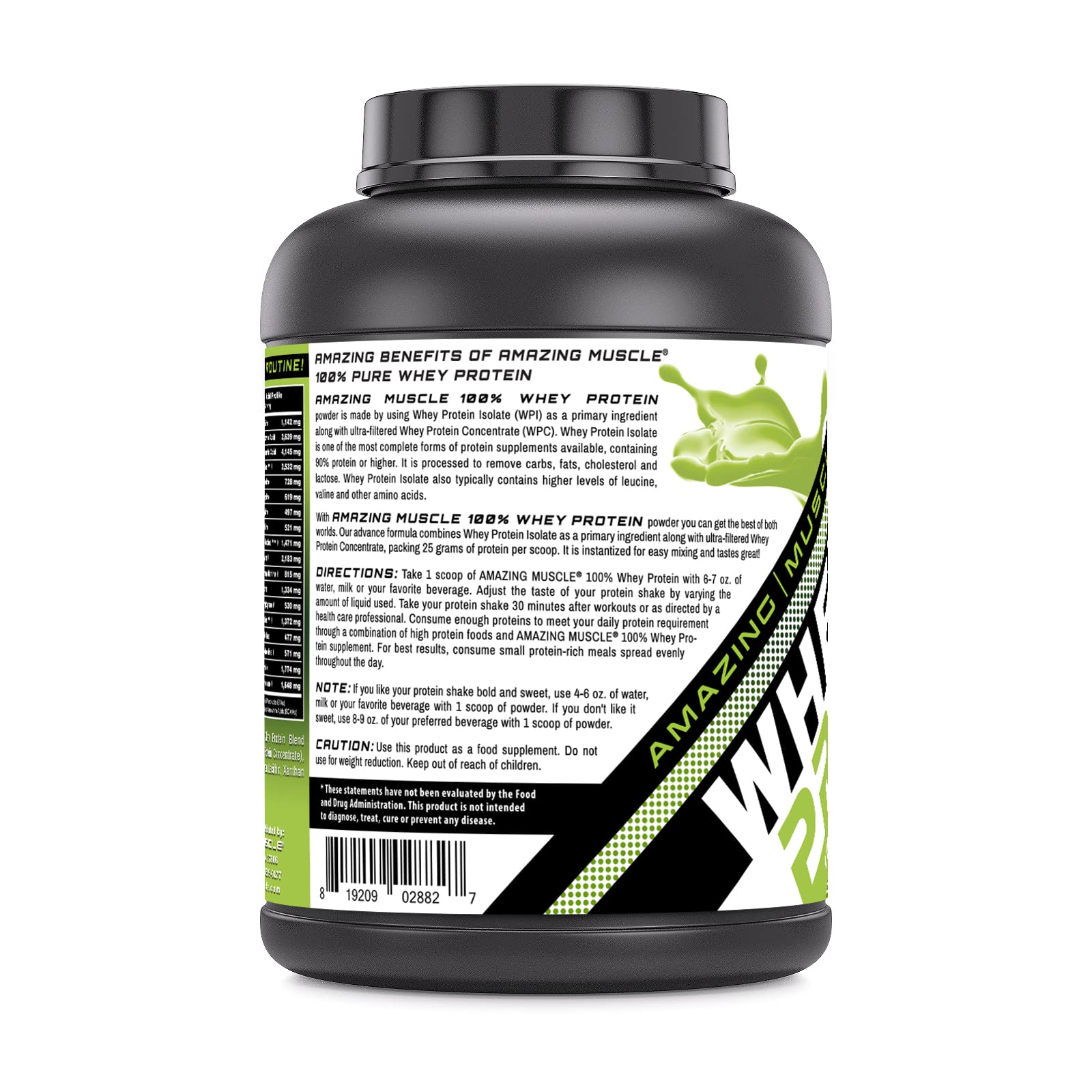 Amazing Muscle whey protein shake shown for morning fueling and smooth texture