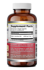 Amazing Nutrition Acetyl L-Carnitine capsules highlight vegetarian formula for everyday wellness