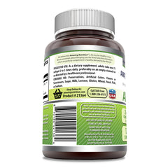 Amazing Formulas Aloe Vera label detail with 25 mg concentrate