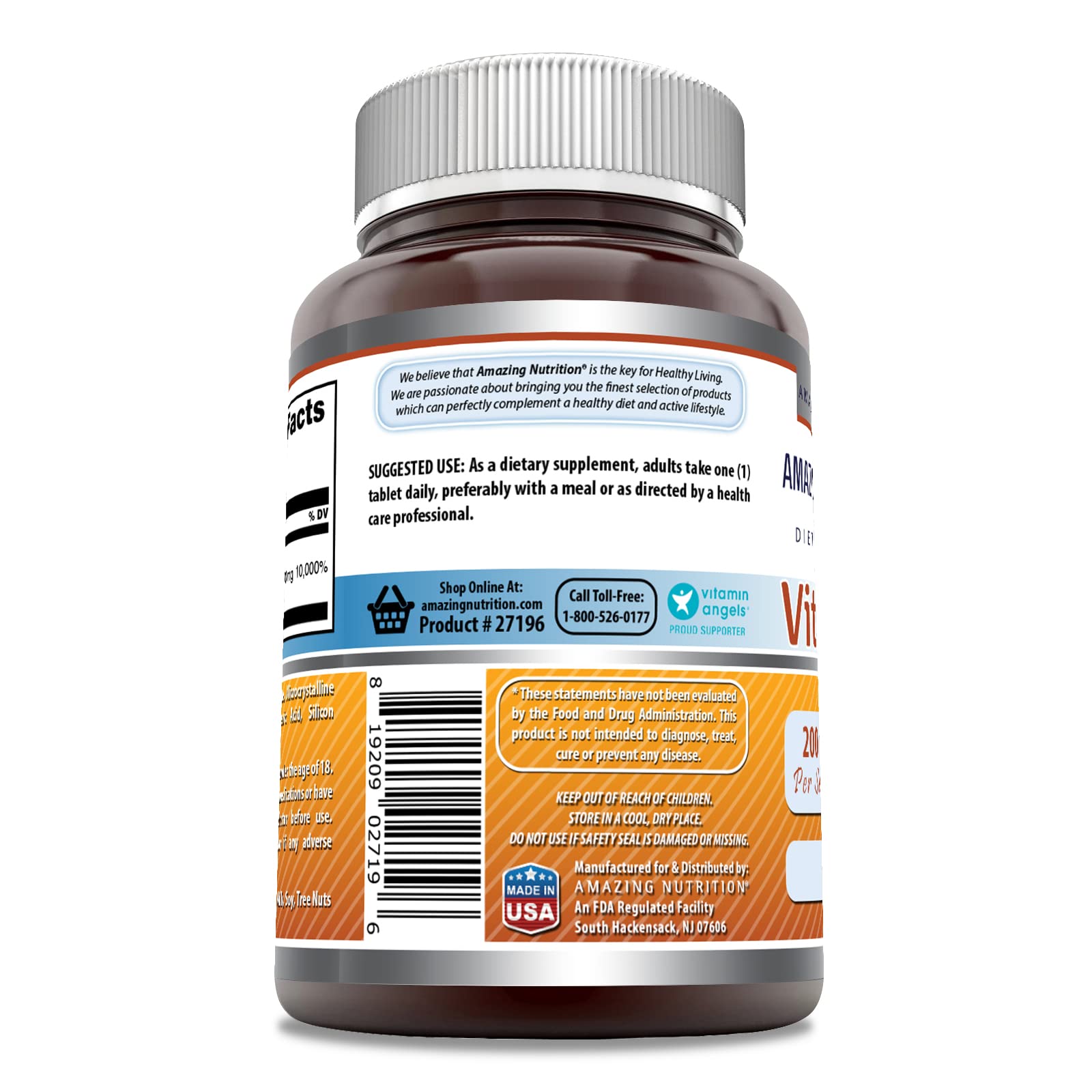 Amazing Formulas Vitamin B6 200mg tablets ready for everyday use.