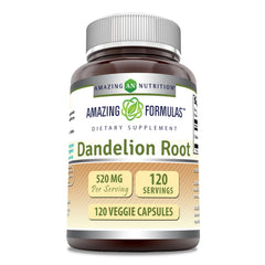 Amazing Nutrition Amazing Formulas Dandelion Root bottle with 520 mg per serving