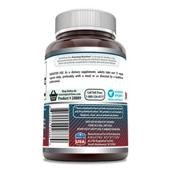 Amazing Formulas DHEA front label highlighting USA-made, non-GMO, gluten-free quality