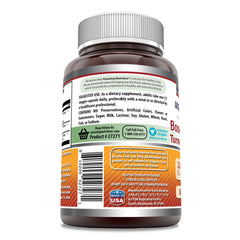 Amazing Nutrition Amazing Formulas label close-up showing serving size.