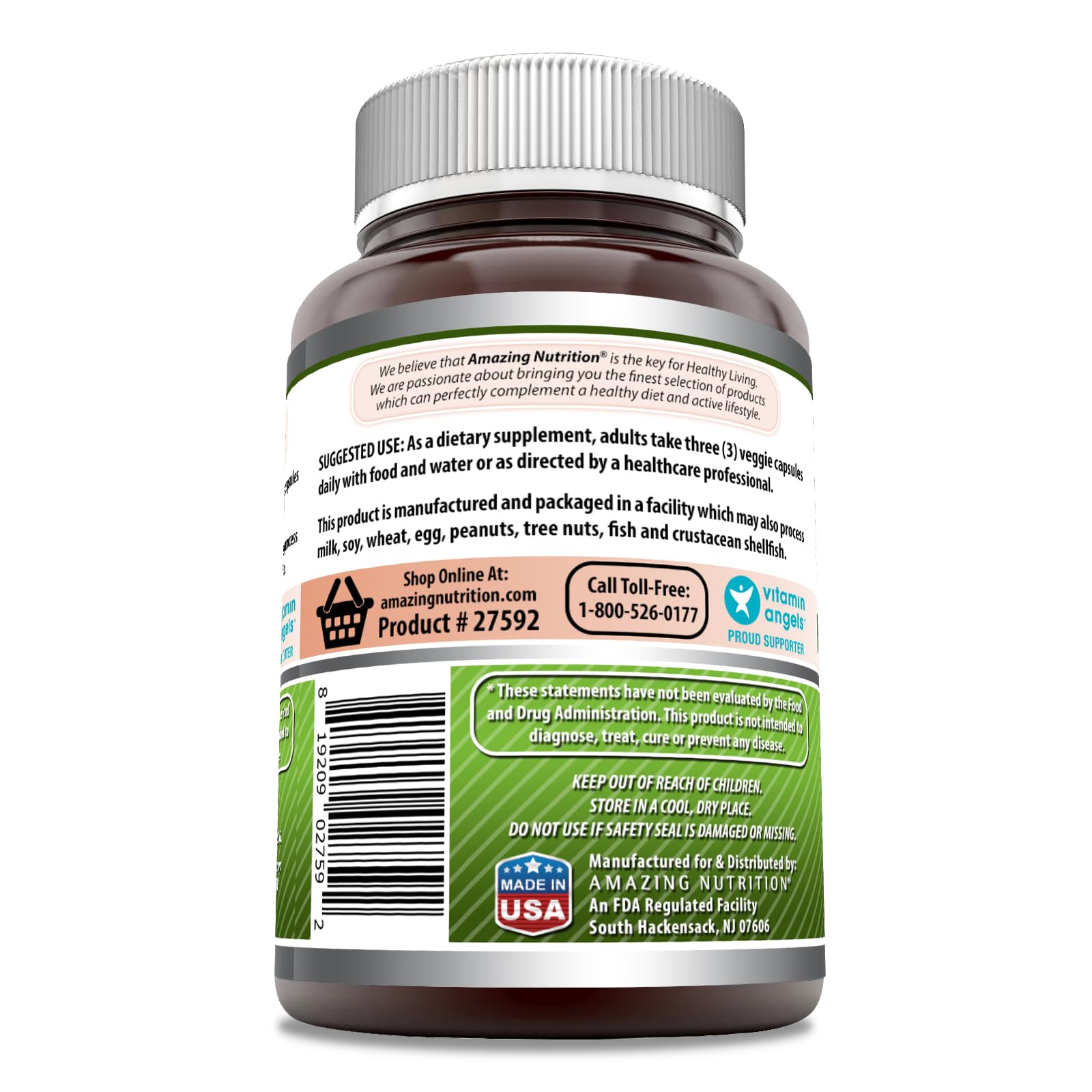 Two-bottle package of Amazing Formulas celery seed extract for ongoing use