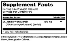 Amazing Formulas St. John's Wort gluten-free packaging emphasizes premium quality.