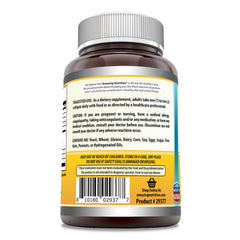 Lemon-flavored label highlights vitamins A, D and E.