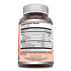 Amazing Nutrition Amazing Omega Wild Alaskan Salmon Oil softgels label shows 90-count bottle for easy planning.