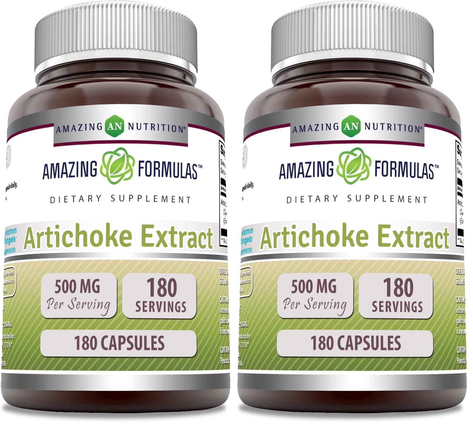 Amazing Nutrition artichoke extract bottle for daily wellness support.