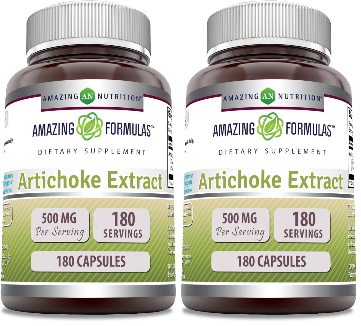 Amazing Nutrition artichoke extract bottle for daily wellness support.