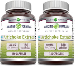 Amazing Nutrition artichoke extract bottle for daily wellness support.
