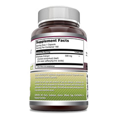Close-up of Amazing Nutrition artichoke extract capsules for convenient daily supplementation.
